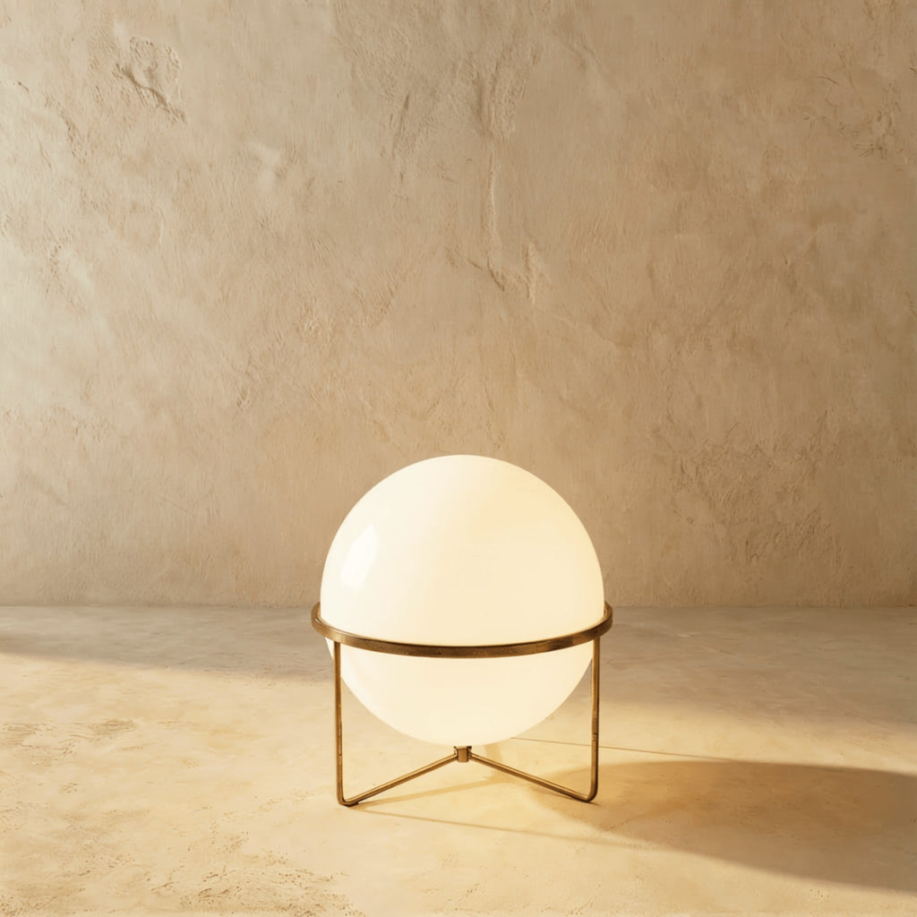 Modern Chrome Floor Lamp With Warm LED Glow for Living Room — Halden Lighting