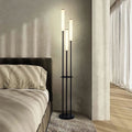 Modern Metal Floor Lamp for Living Room and Bedroom in Black — Halden Lighting