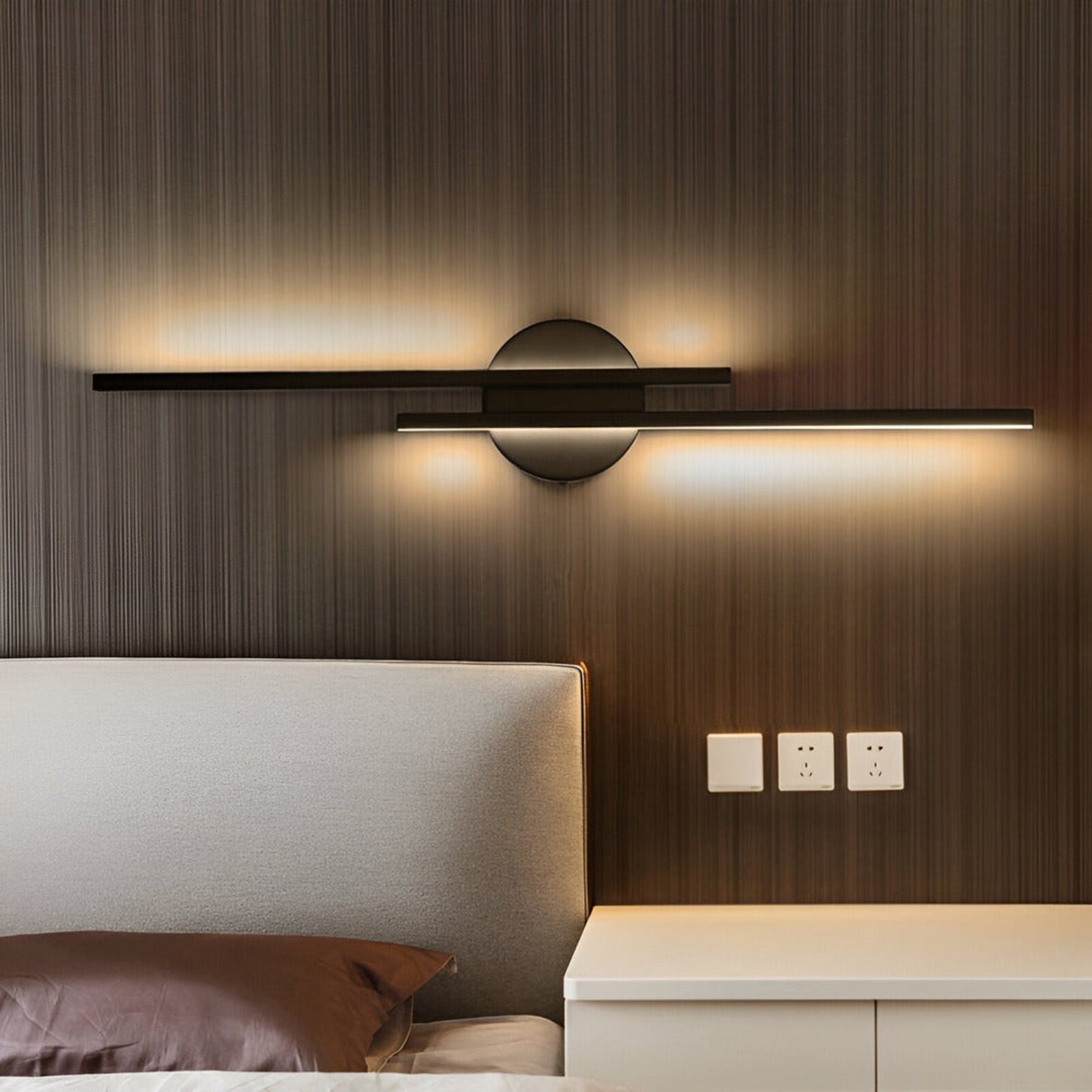 Modern Metal Wall Light for Bedroom and Living Room — Halden Lighting