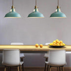 Vintage Metal Pendant Light With Warm LED Glow — Halden Lighting