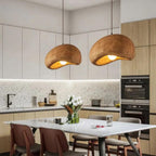 Modern Matte Resin Pendant Light for Living Room — Halden Lighting