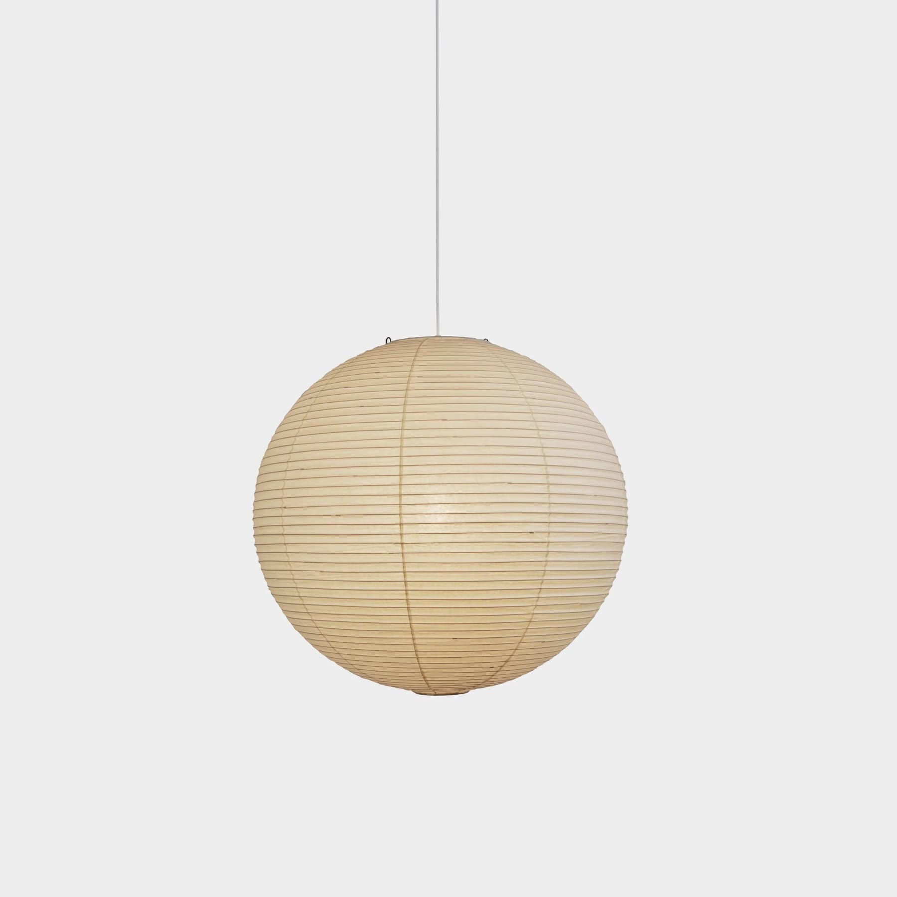 Minimalist Round Lantern Pendant Light With Fabric Shade — Halden Lighting