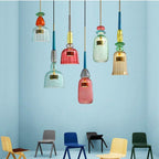 Modern Glass Pendant Light With Warm LED Glow — Halden Lighting