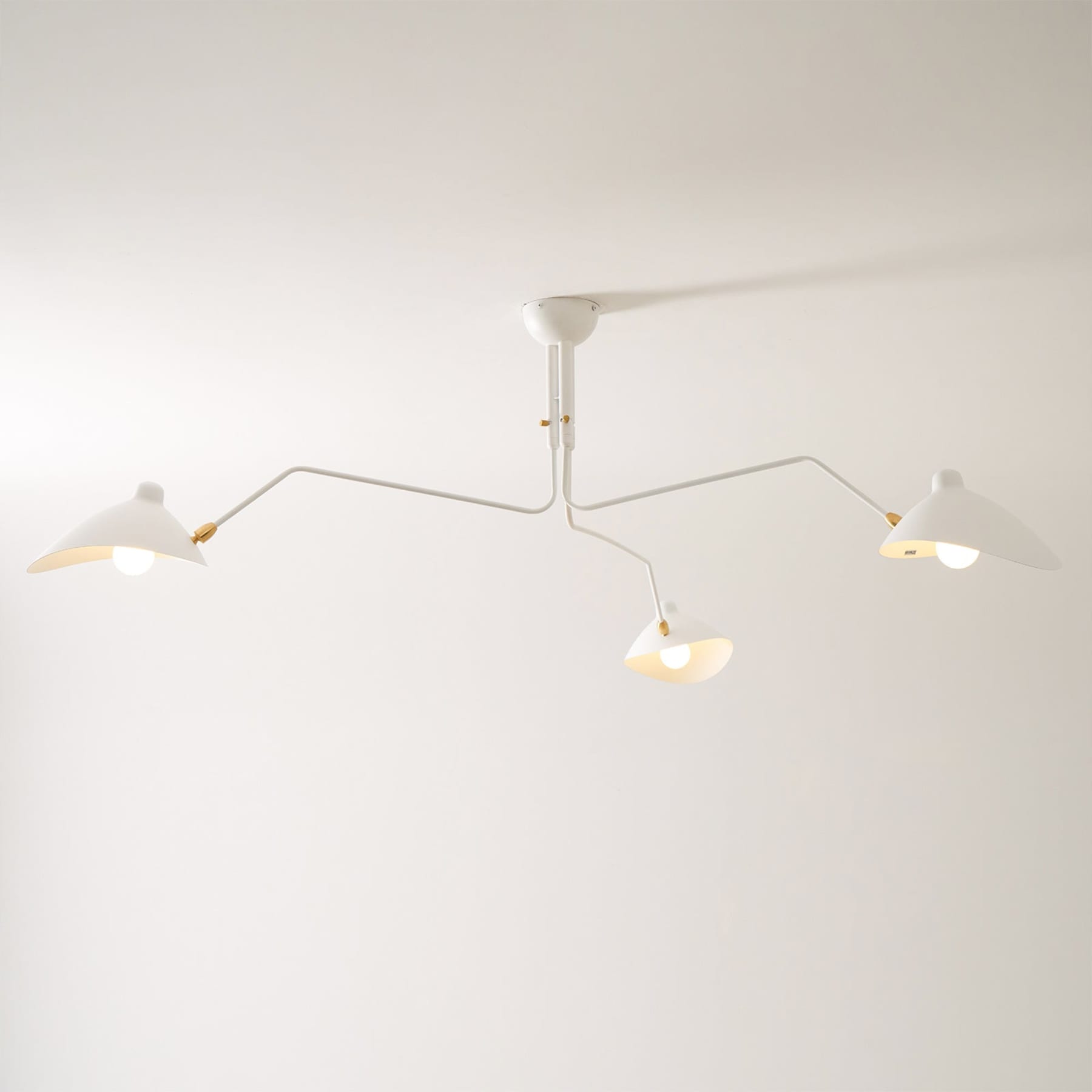 Modern Linear Metal Ceiling Light for Living Room — Halden Lighting