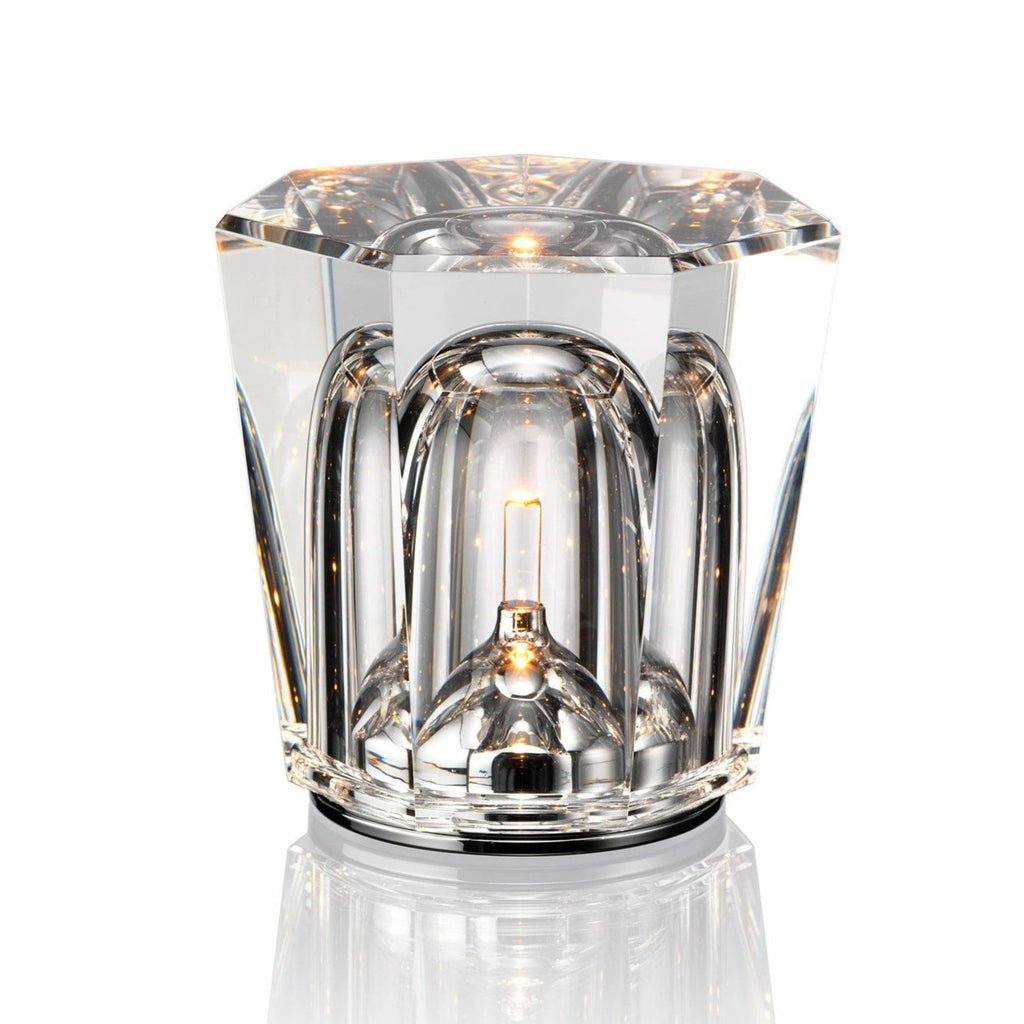 Modern Crystal Table Lamp With Warm LED Glow for Living Room — Halden Lighting