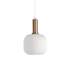 Modern Glass Pendant Light With Warm LED Glow — Halden Lighting