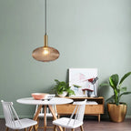 Modern Glass Pendant Light With Warm LED Glow — Halden Lighting
