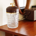 Modern Glass Table Lamp With USB Plug-In Convenience — Halden Lighting
