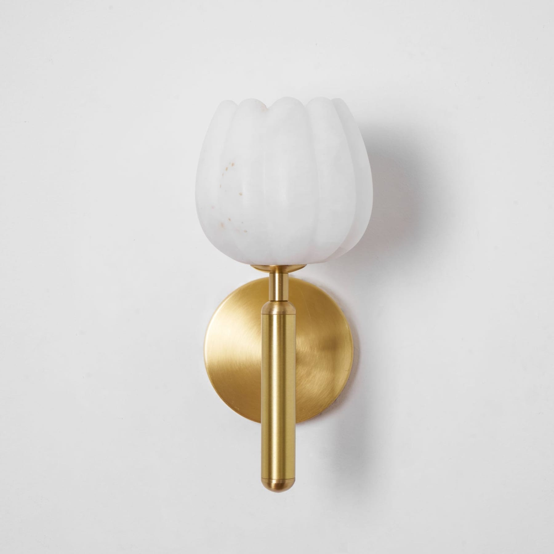 Modern Metal Wall Light With Integrated LED for Living Room — Halden Lighting