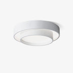 Modern Metal Flush Mount Ceiling Light With Cool Daylight Glow — Halden Lighting