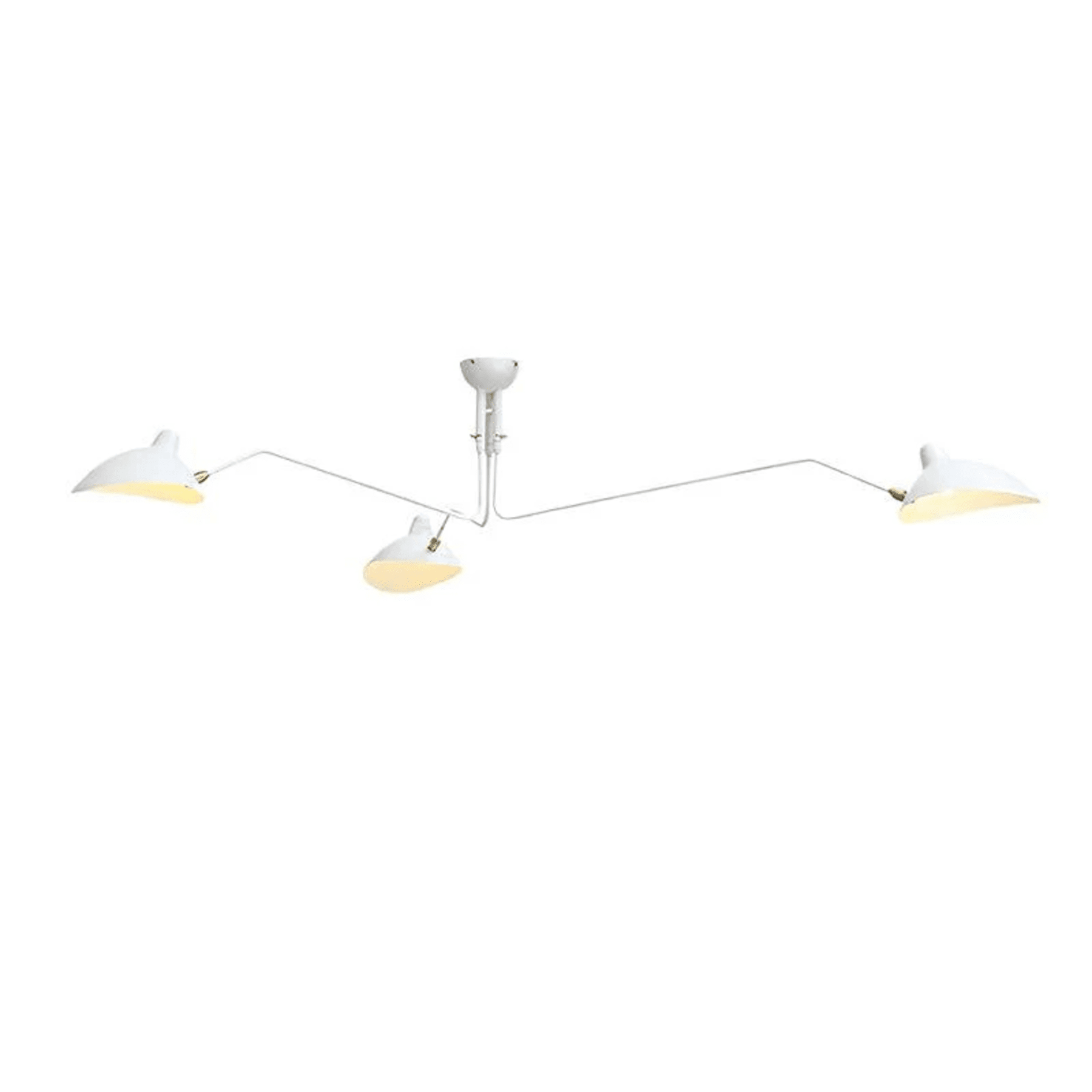 Modern Linear Metal Ceiling Light for Living Room — Halden Lighting