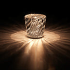 Modern Crystal Table Lamp With Warm LED Glow for Living Room — Halden Lighting