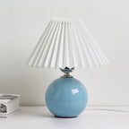 Retro Ceramic Table Lamp With Warm LED Glow — Halden Lighting