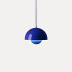 Modern Metal Dome Pendant Light With Integrated LED for Kitchen and Dining — Halden Lighting