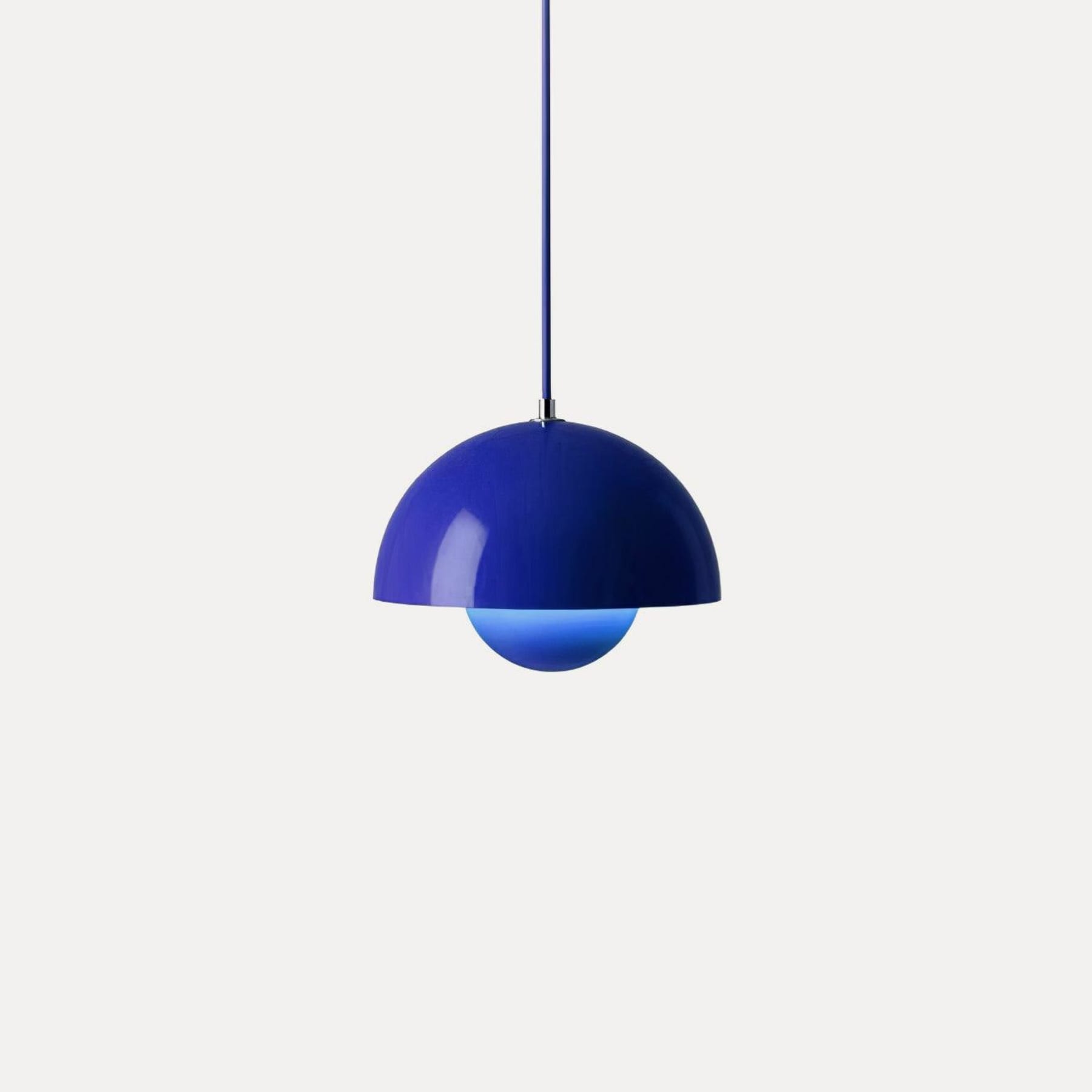 Modern Metal Dome Pendant Light With Integrated LED for Kitchen and Dining — Halden Lighting
