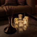 Modern Crystal Table Lamp With Warm LED Glow for Living Room — Halden Lighting