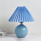 Retro Ceramic Table Lamp With Warm LED Glow — Halden Lighting