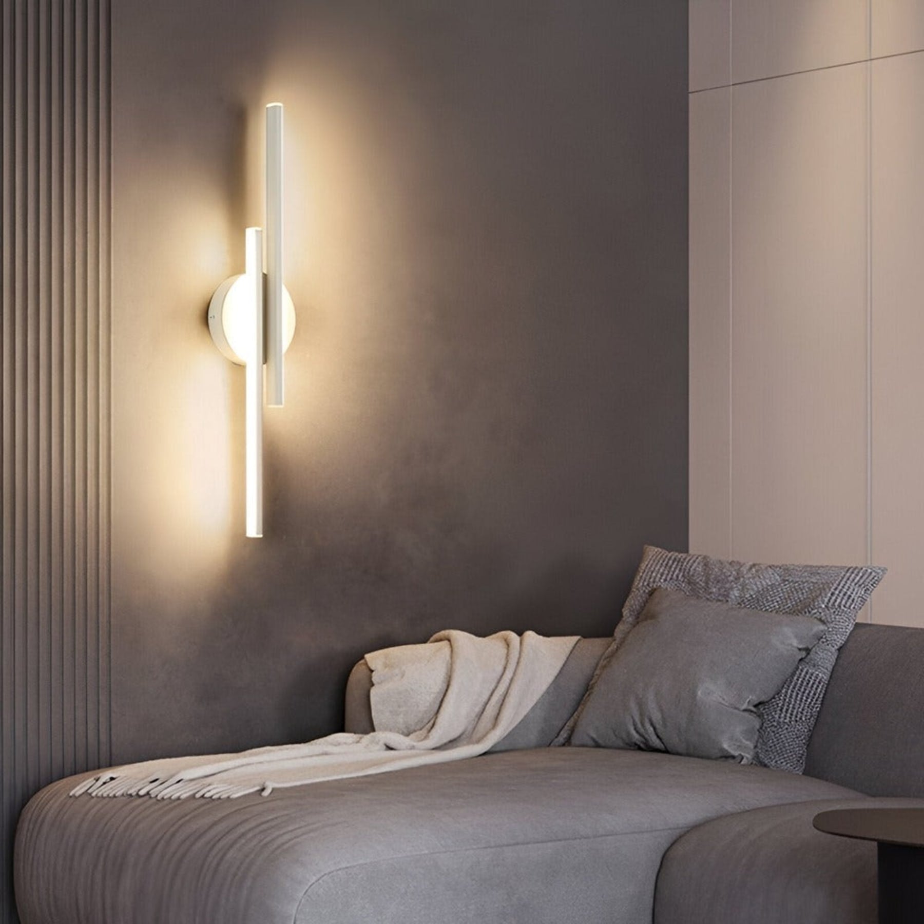 Modern Metal Wall Light for Bedroom and Living Room — Halden Lighting