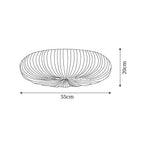 Modern Round Flush Mount Ceiling Light for Living Room — Halden Lighting