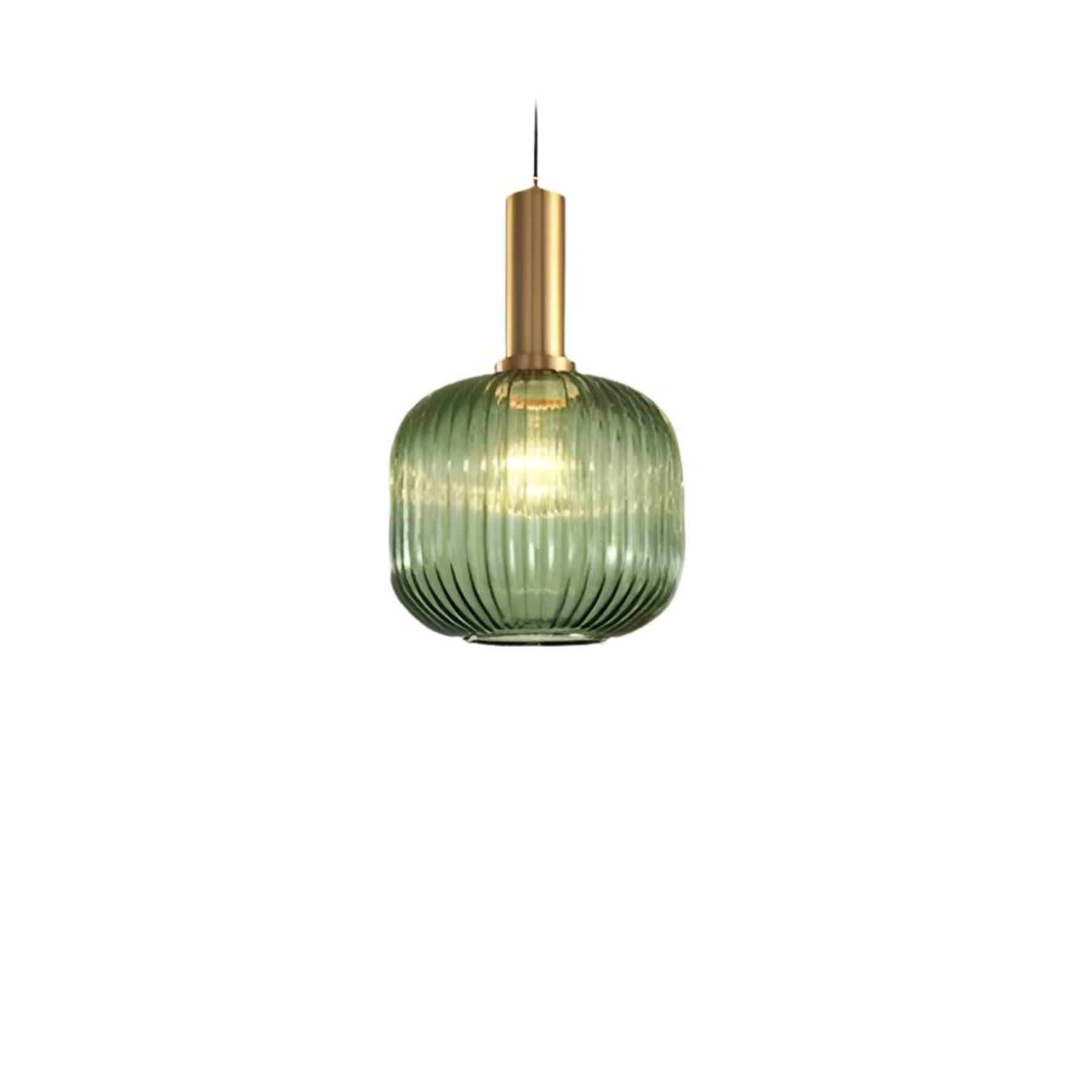 Modern Glass Pendant Light With Warm LED Glow — Halden Lighting
