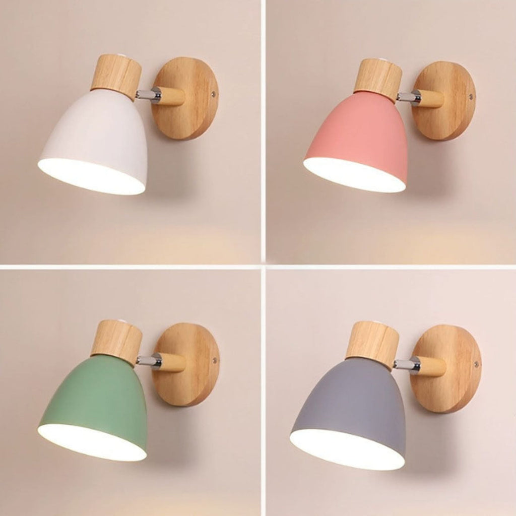 Modern Wood Wall Light With Matte Finish — Halden Lighting