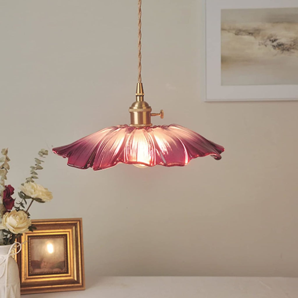Bohemian Glass Pendant Light With Warm LED Glow — Halden Lighting