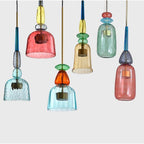 Modern Glass Pendant Light With Warm LED Glow — Halden Lighting