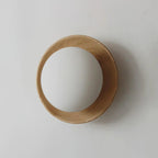 Modern Wood Wall Light for Living Room and Bedroom — Halden Lighting