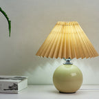 Retro Ceramic Table Lamp With Warm LED Glow — Halden Lighting