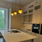 Modern Glass Pendant Light for Kitchen and Dining Room — Halden Lighting