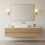 Modern Metal Wall Light With Integrated LED for Living Room — Halden Lighting