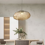 Modern Glass Pendant Light With Warm LED Glow — Halden Lighting