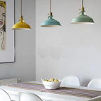 Vintage Metal Pendant Light With Warm LED Glow — Halden Lighting