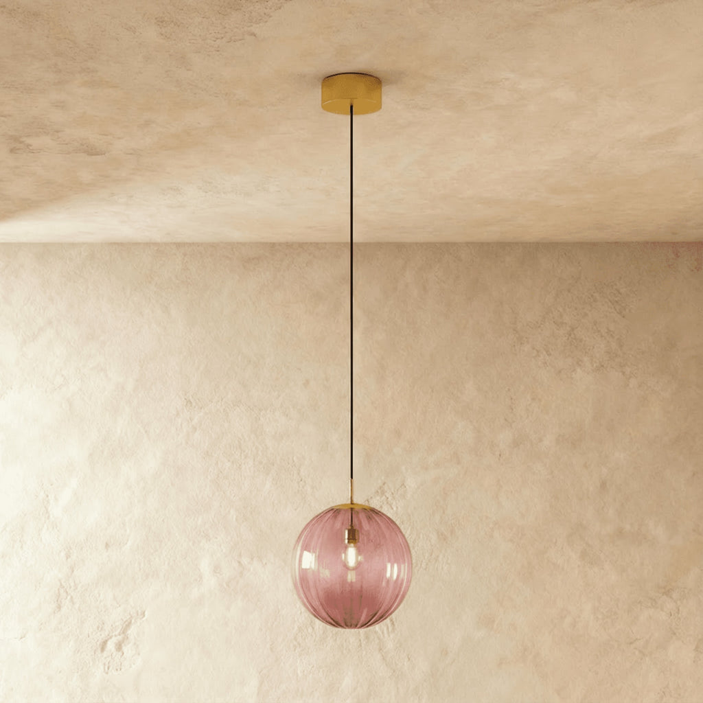 Modern Glass Pendant Light With Warm LED Glow — Halden Lighting