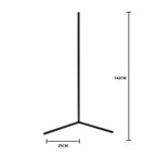 Minimalist Aluminium Floor Lamp for Living Room — Halden Lighting