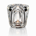 Modern Crystal Table Lamp With Warm LED Glow for Living Room in Model B: Ø8.2 x 9 cm (Ø3.2" x 3.5") — Halden Lighting