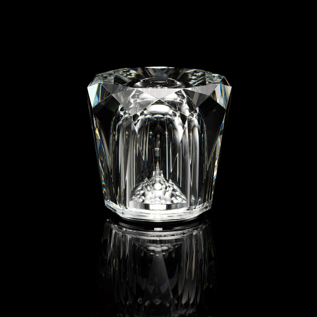 Modern Crystal Table Lamp With Warm LED Glow for Living Room — Halden Lighting