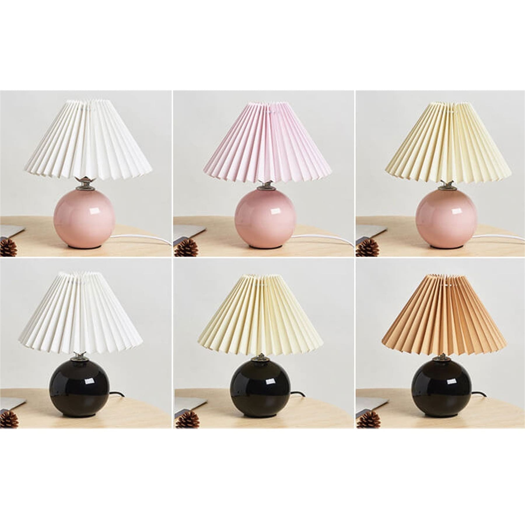 Retro Ceramic Table Lamp With Warm LED Glow — Halden Lighting