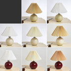 Retro Ceramic Table Lamp With Warm LED Glow — Halden Lighting