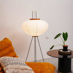 Modern Rice Paper Floor Lamp for Living Room and Bedroom — Halden Lighting
