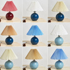 Retro Ceramic Table Lamp With Warm LED Glow — Halden Lighting