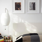 Retro Silk and Walnut Wall Light With Warm LED Glow — Halden Lighting