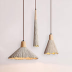 Modern Concrete Pendant Light With Warm LED Glow — Halden Lighting