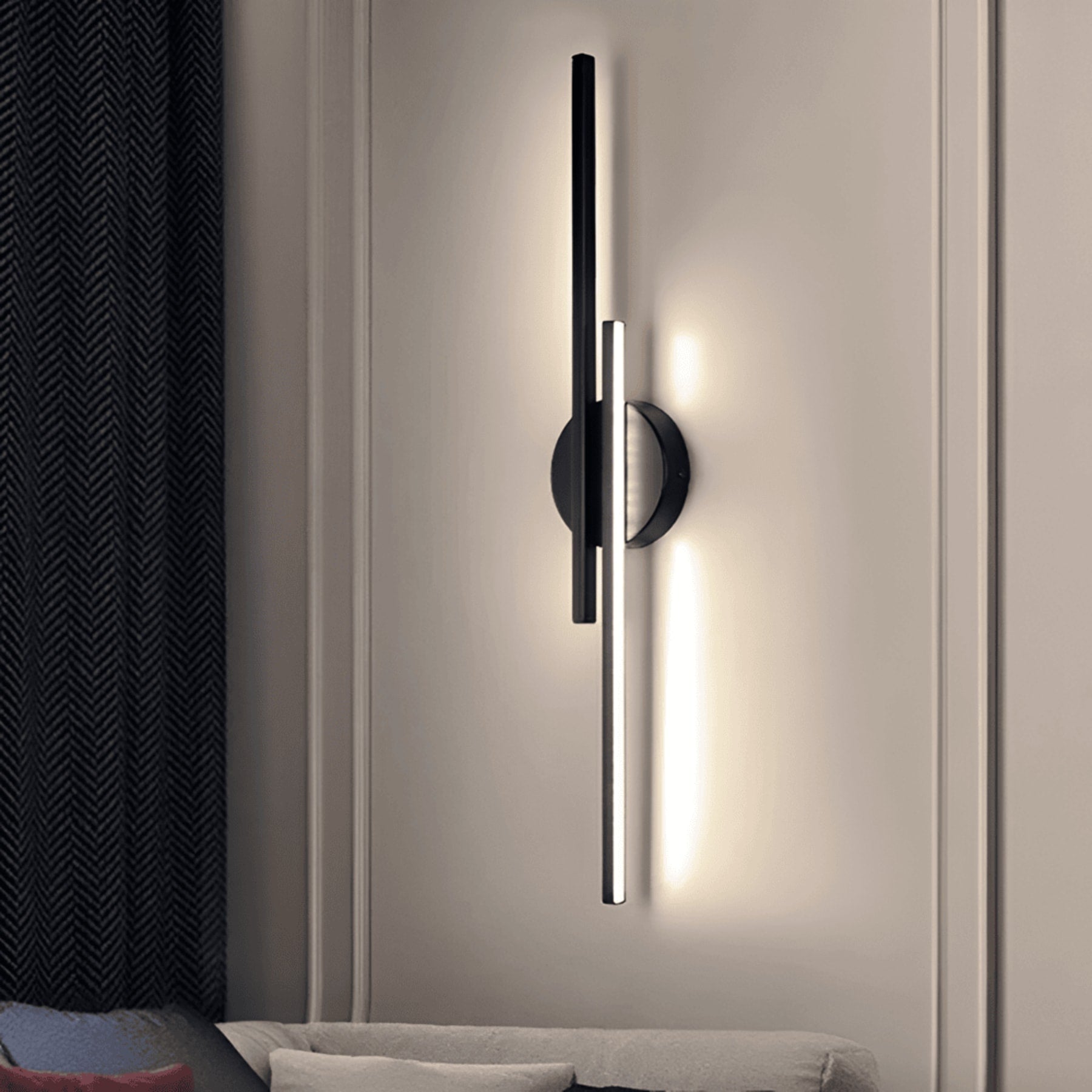 Modern Metal Wall Light for Bedroom and Living Room — Halden Lighting