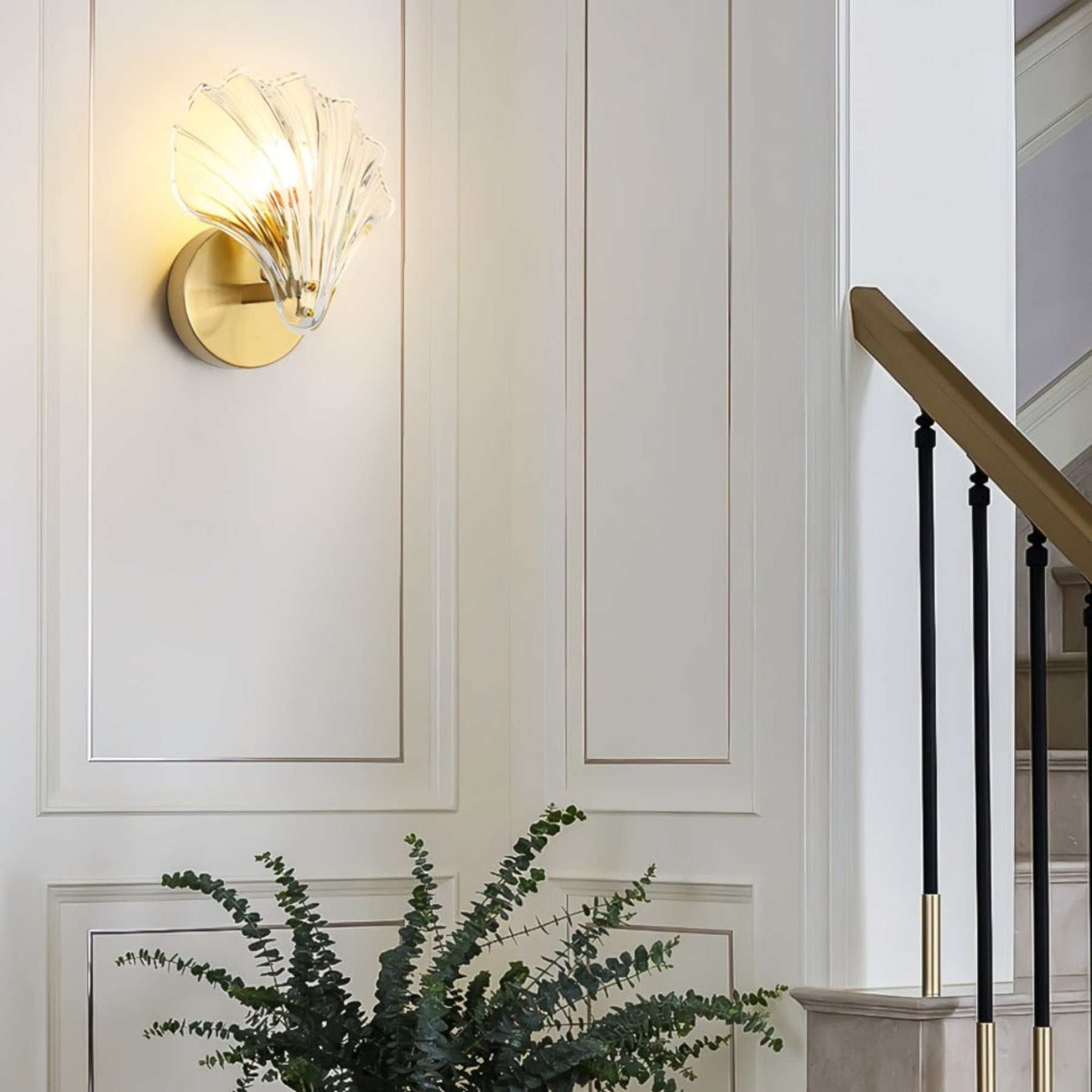 Modern Metal Wall Light With Warm LED Glow — Halden Lighting