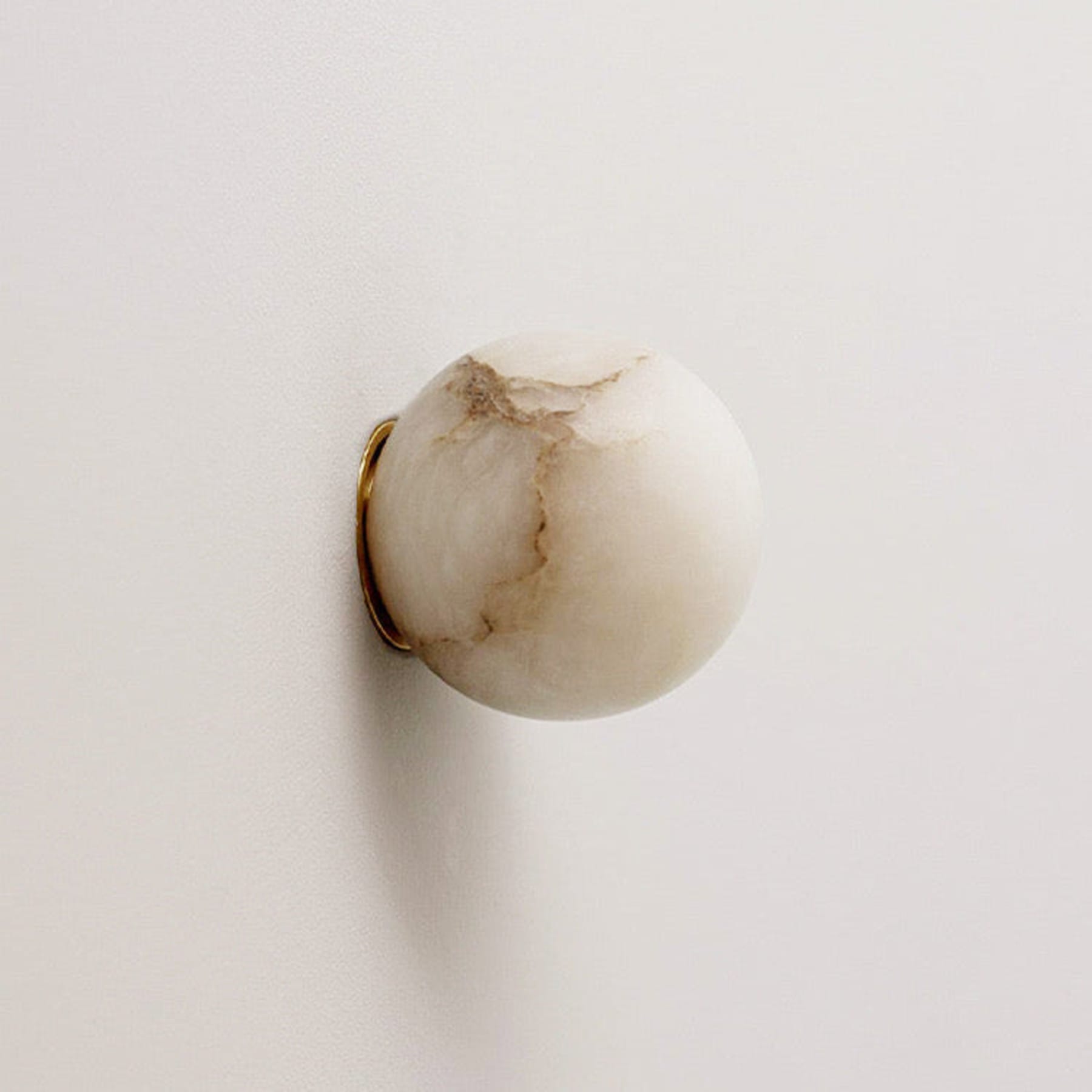 Marble Modern Wall Light With Warm LED Glow — Halden Lighting