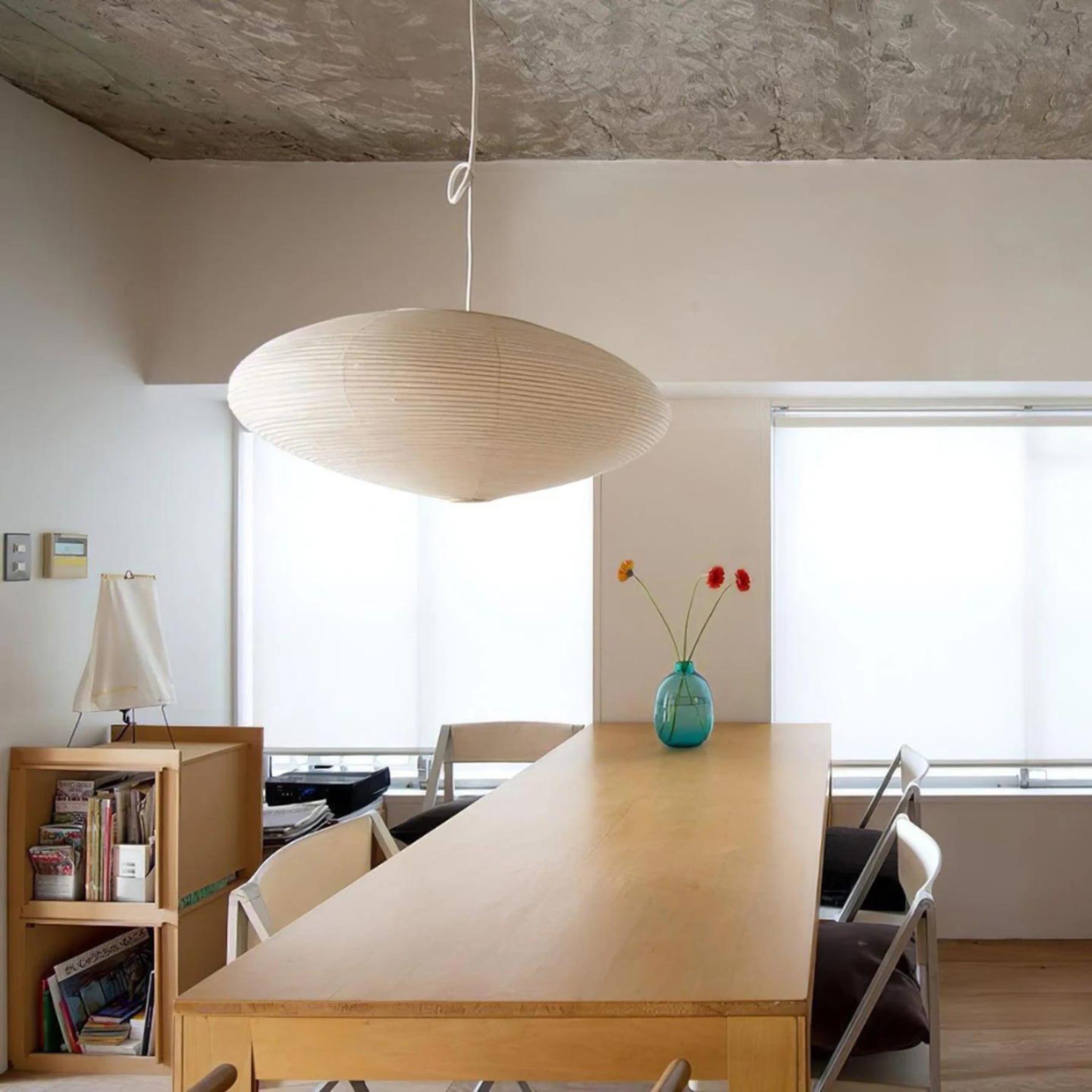 Scandinavian Paper Pendant Light With Warm LED Glow — Halden Lighting