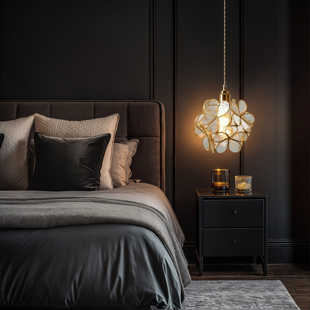 Modern Glass Pendant Light With Warm LED Glow — Halden Lighting