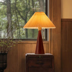 Scandinavian Wood Table Lamp With Warm LED Glow — Halden Lighting