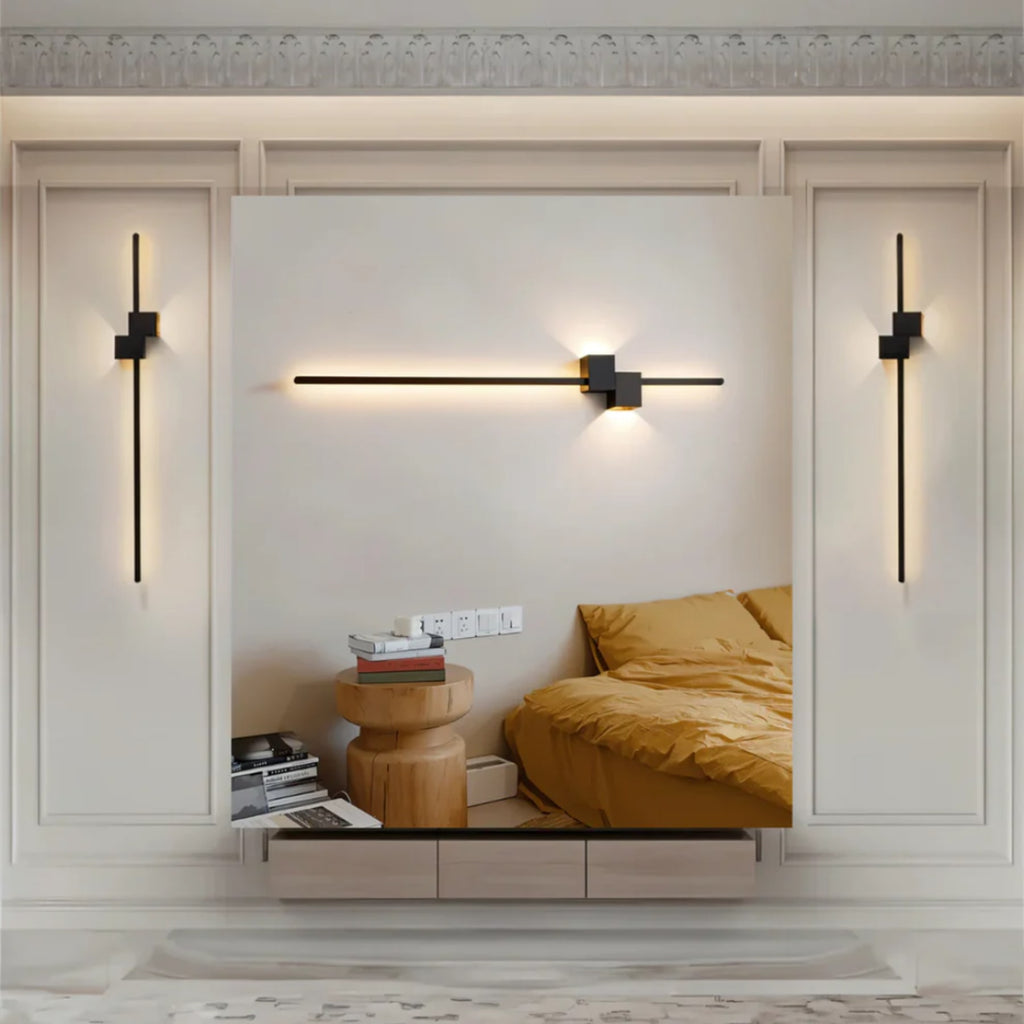 Modern Aluminium Wall Light With Warm LED Glow — Halden Lighting
